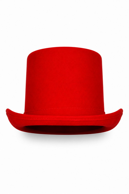 Hoge Hoed Populair - Rood - afbeelding 5