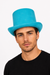 Hoge Hoed Populair - Turquoise - afbeelding 7