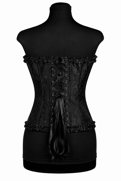 Bustier Met Baleinen Zwart - Zwart - afbeelding 2