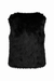 Pluche Vest Populair - Zwart - afbeelding 2
