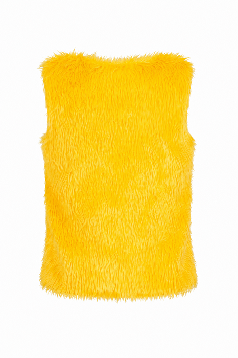 Pluche Vest Populair - Geel - afbeelding 8