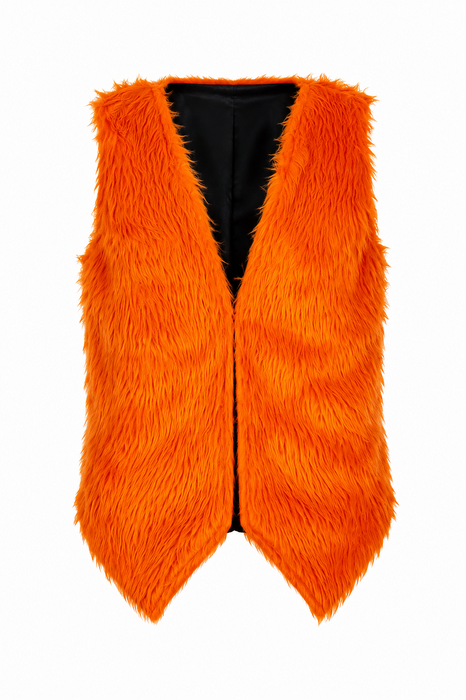 Pluche Vest Populair - Oranje - afbeelding 9