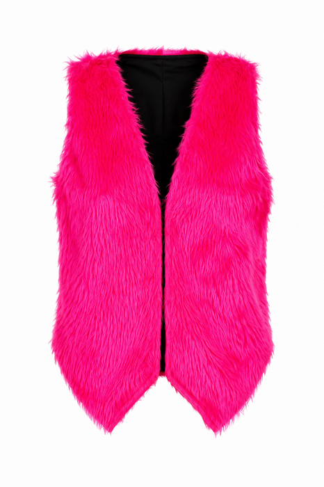 Pluche Vest Populair - Pink - afbeelding 13