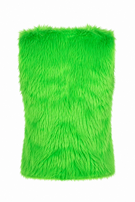 Pluche Vest Populair - Neongroen - afbeelding 16