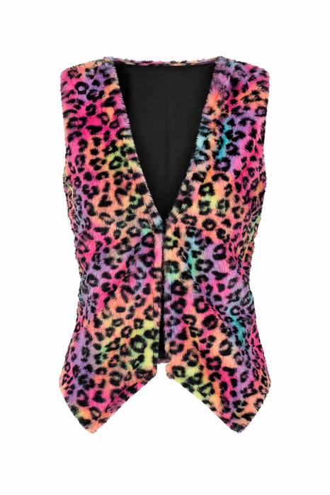 Pluche Vest Animals - Neon Panter - afbeelding 1
