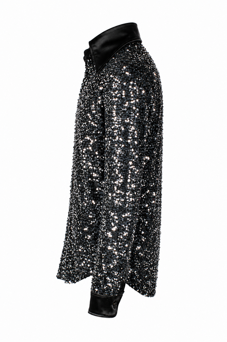 Paillettenblouse Disco Star - Zilver - afbeelding 8