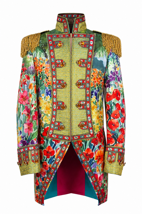 Jas Garden Flowers Heren - Meerkleurig - afbeelding 1