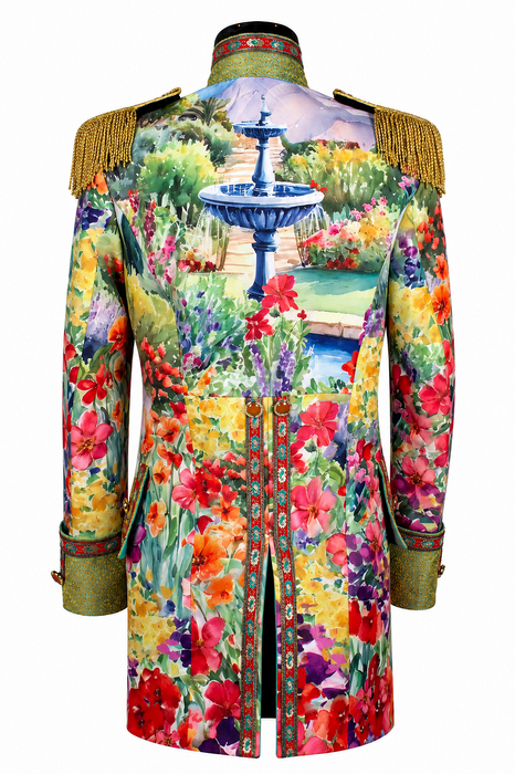 Jas Garden Flowers Heren - Meerkleurig - afbeelding 3