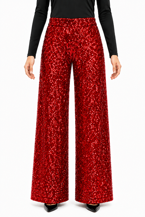 Broek Diamond Dazzle Dames - Rood - afbeelding 2