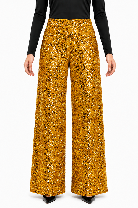 Broek Diamond Dazzle Dames - Goud - afbeelding 3