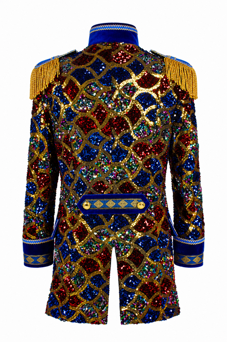 Jas Sequin Wave Heren Blauw - Blauw - afbeelding 3