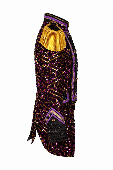 Jas Sequin Triangle Dames - Paars - afbeelding 5