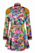 Jas Metalic Flower Dames Paars - Paars - afbeelding 2