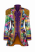 Jas Metalic Flower Dames Paars - Paars - afbeelding 4