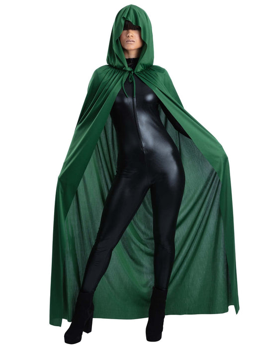 Cape Met Capuchon Groen Unisex