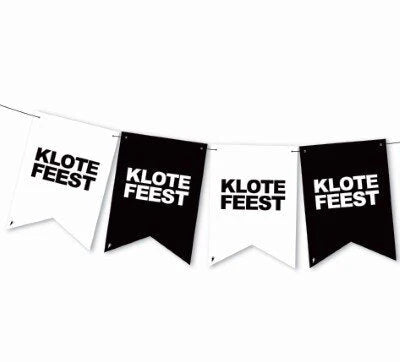 Vlaggenlijn klote feest