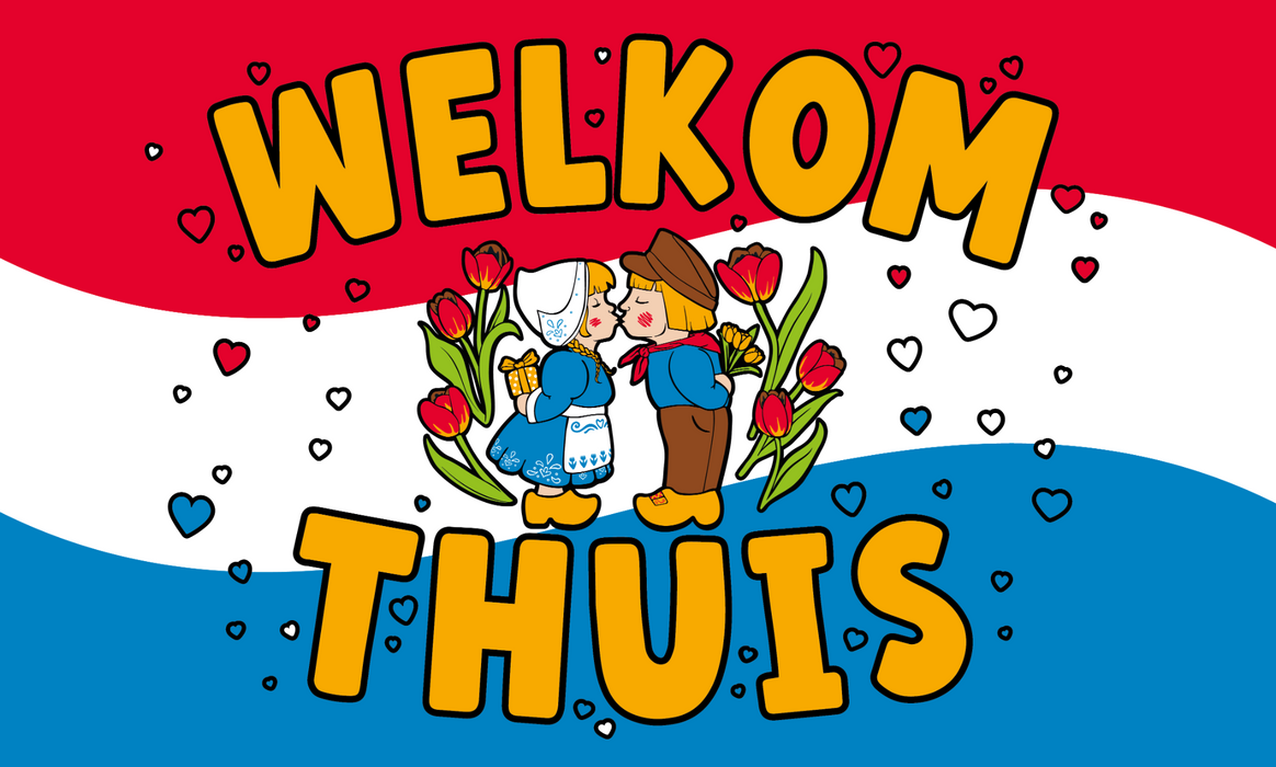 Gevel vlag - Welkom thuis 2