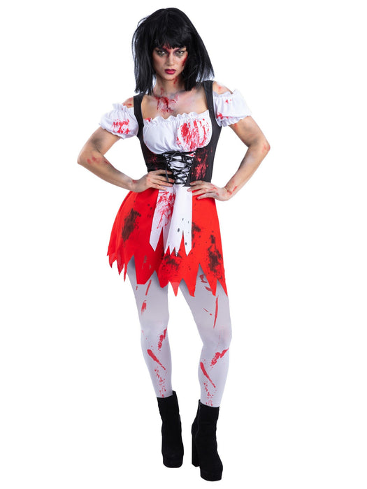 Kostuum Zombie Roodkapje Dames