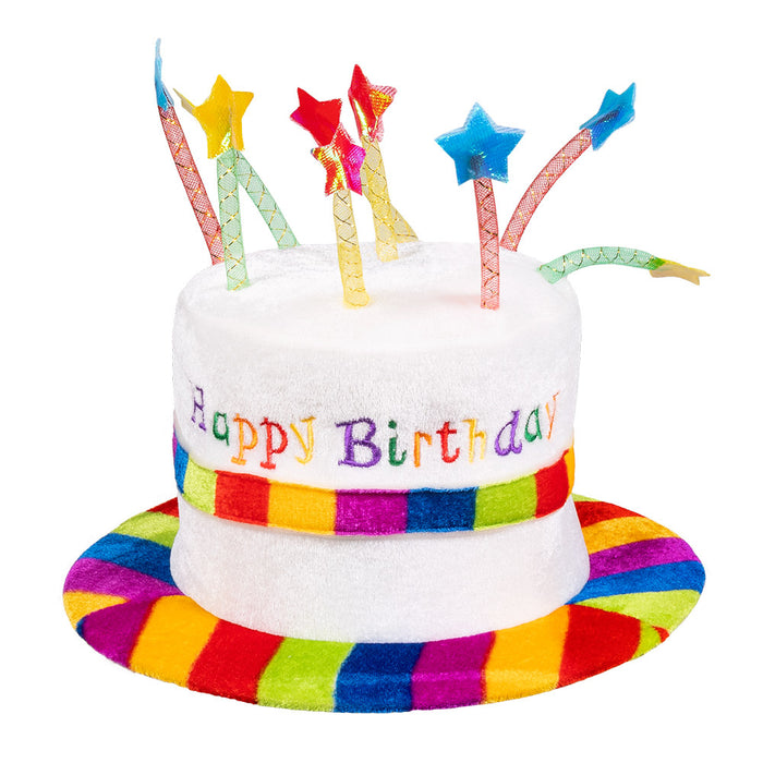 Kinder verjaardagshoed Rainbow pie Happy Birthday