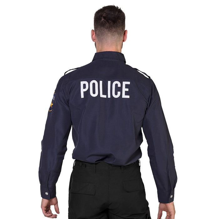 Overhemd Politie blauw