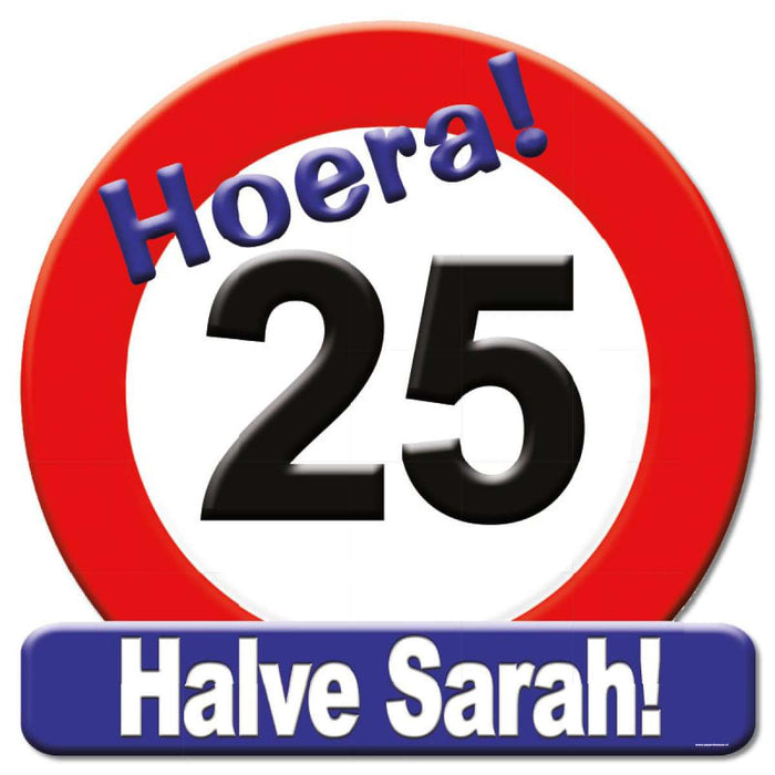 Huldeschild - 25 jaar Halve Sarah