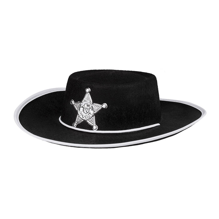 Kinderhoed Sheriff zwart