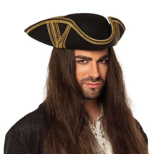 Nepleren piratenhoed voor volwassenen Nepleren piratenhoed voor volwassenen