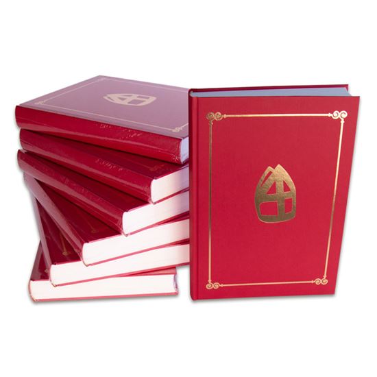 Sinterklaasboek met mijter(350 pagina's)