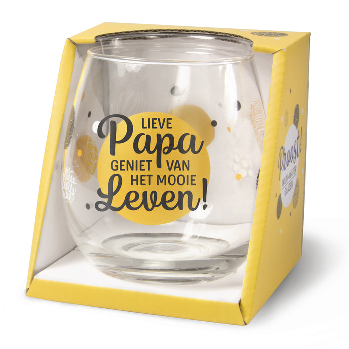 Waterglas Proost Papa