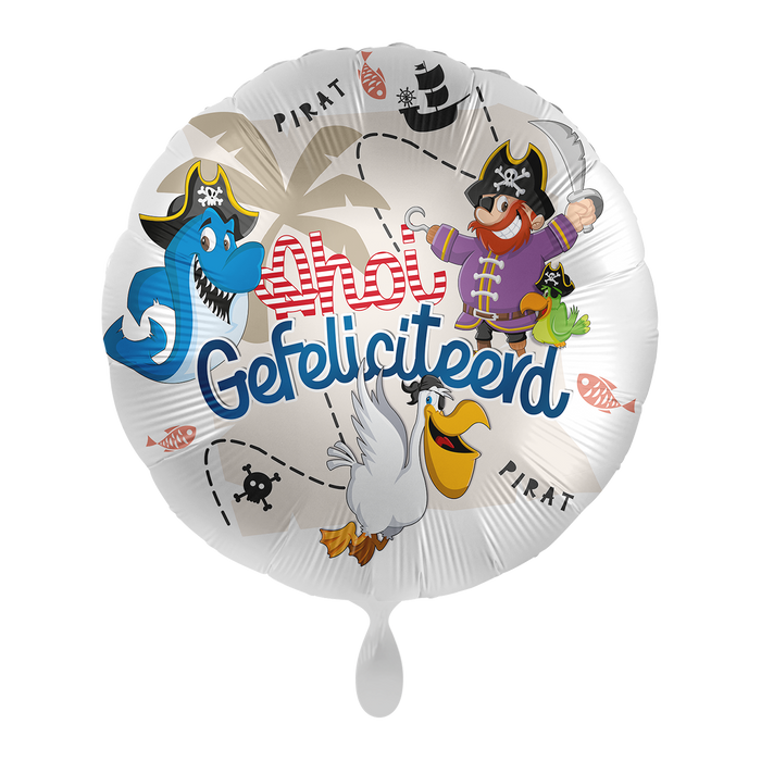 Folieballon Ahoi Gefeliciteerd