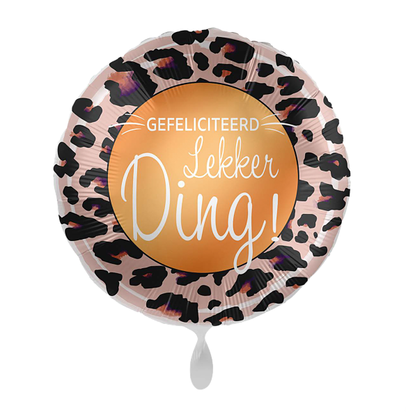Folieballon Gefeliciteerd Lekker Ding!