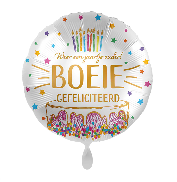 Folieballon Gefeliciteerd Boeie!