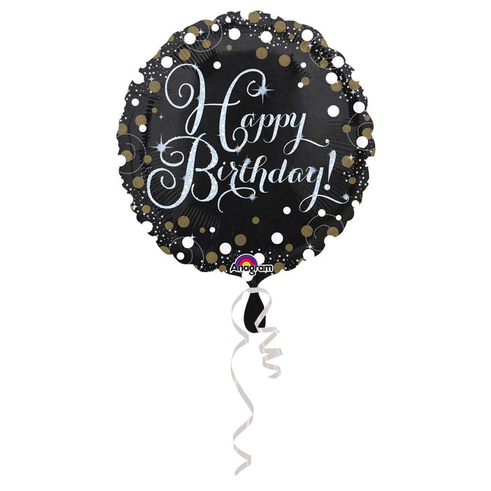 Folieballon Sparkling Celebration Happy Birthday