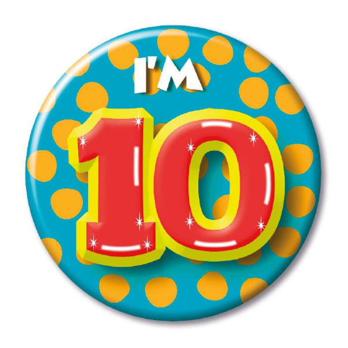 Button klein - i'm 10