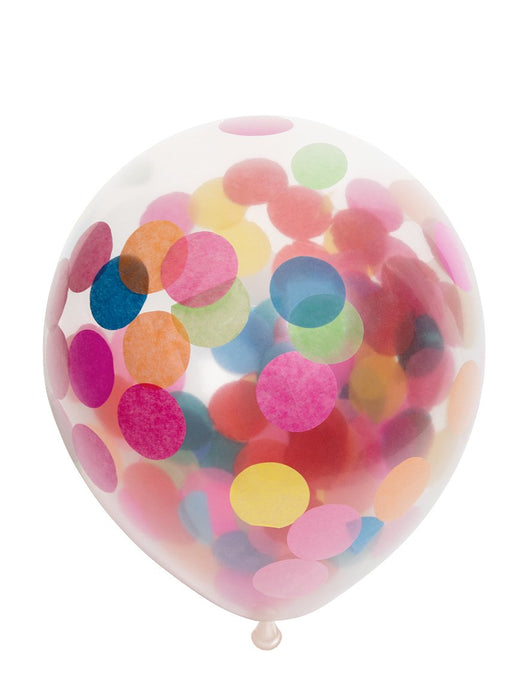 Latex ballonnen met confetti