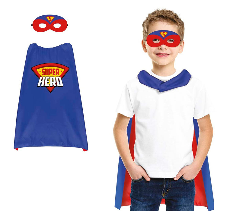 Superheld cape met oogmasker