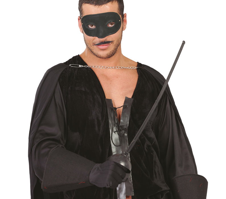 Set Zorro zwart 63cm