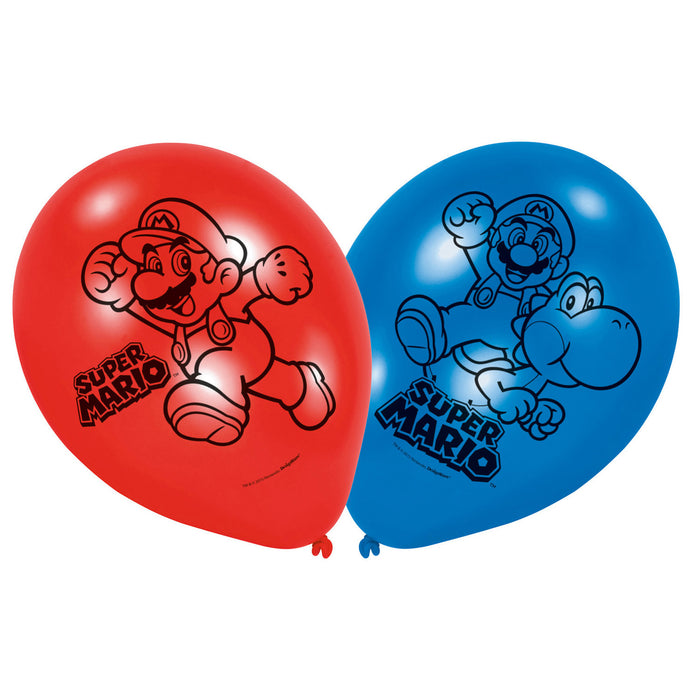 Latex ballonnen Super Mario klein