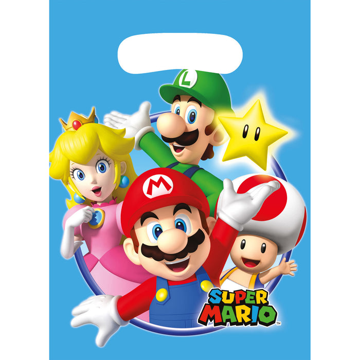 Plastic uitdeelzakjes Super Mario