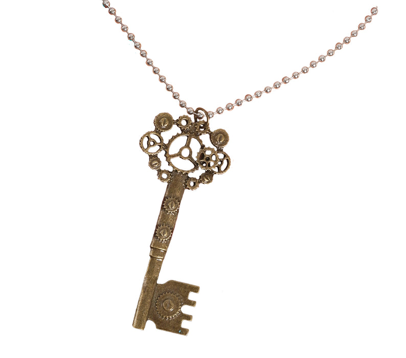Ketting steampunk sleutel