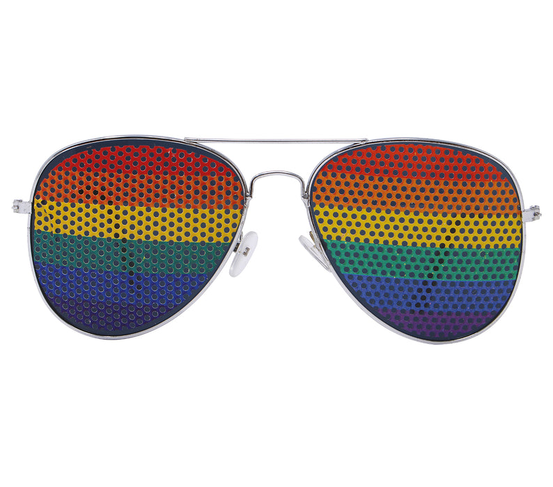 Pilotenbril regenboog
