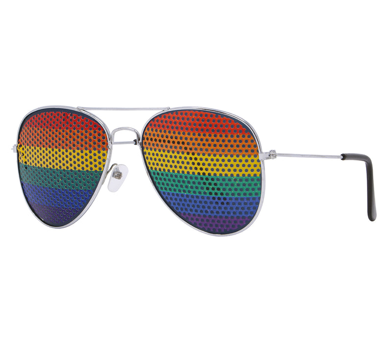 Pilotenbril regenboog