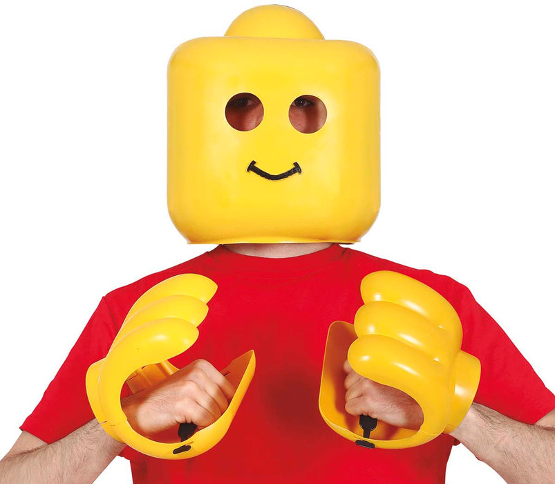 Lego masker en handen