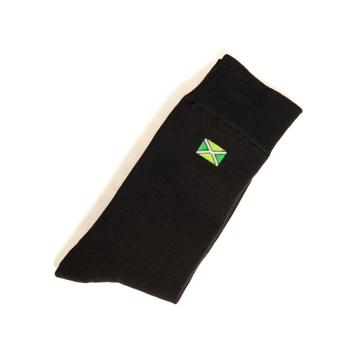 Achterhoekse Sokken ''klein logo'' - zwart