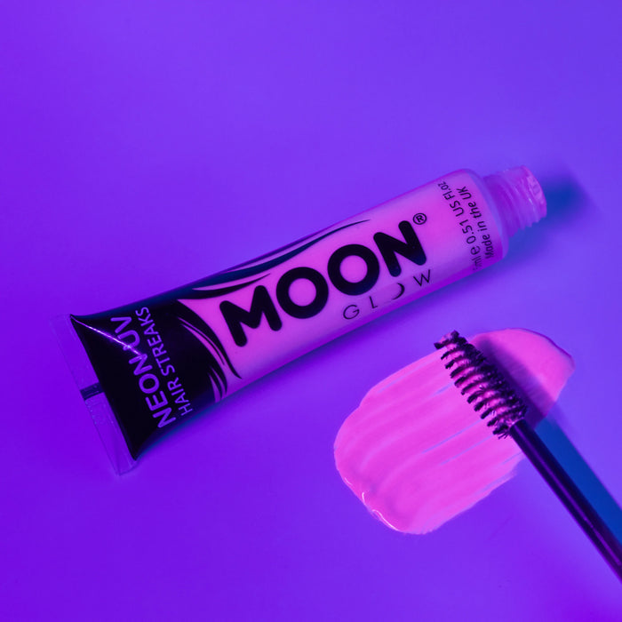Moon Neon UV hair streaks