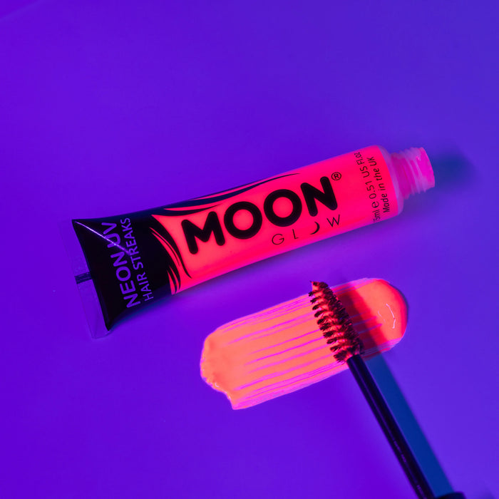 Moon Neon UV hair streaks