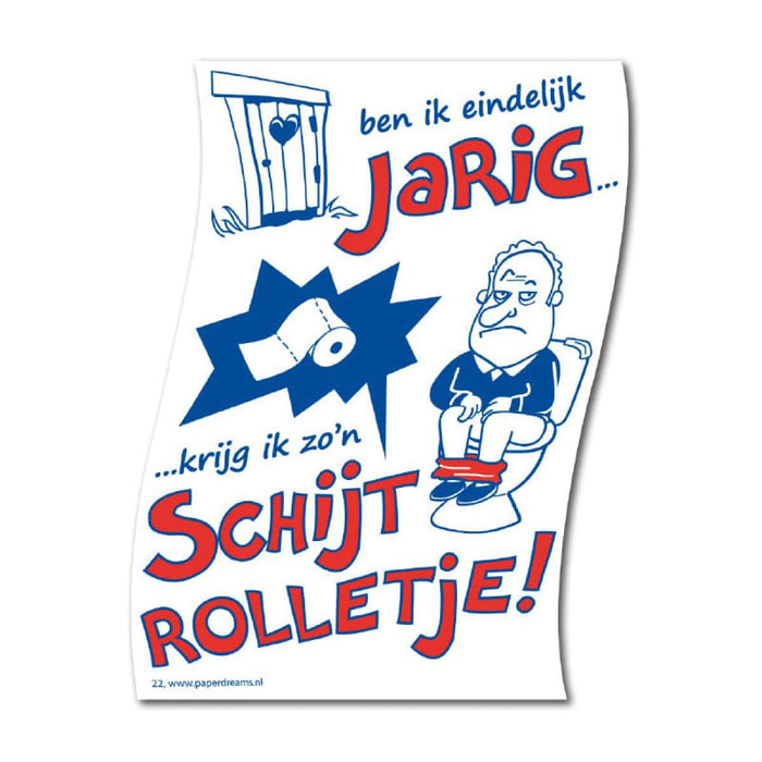 Toiletpapier - schijtrolletje