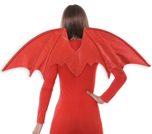 Duivel vleugels rood