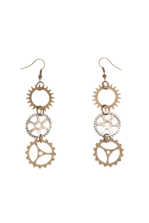 Oorbellen Steampunk tandwielen