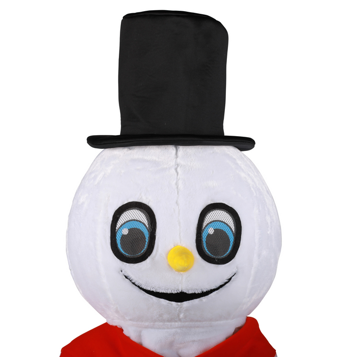 Mascotte kostuum sneeuwpop deluxe
